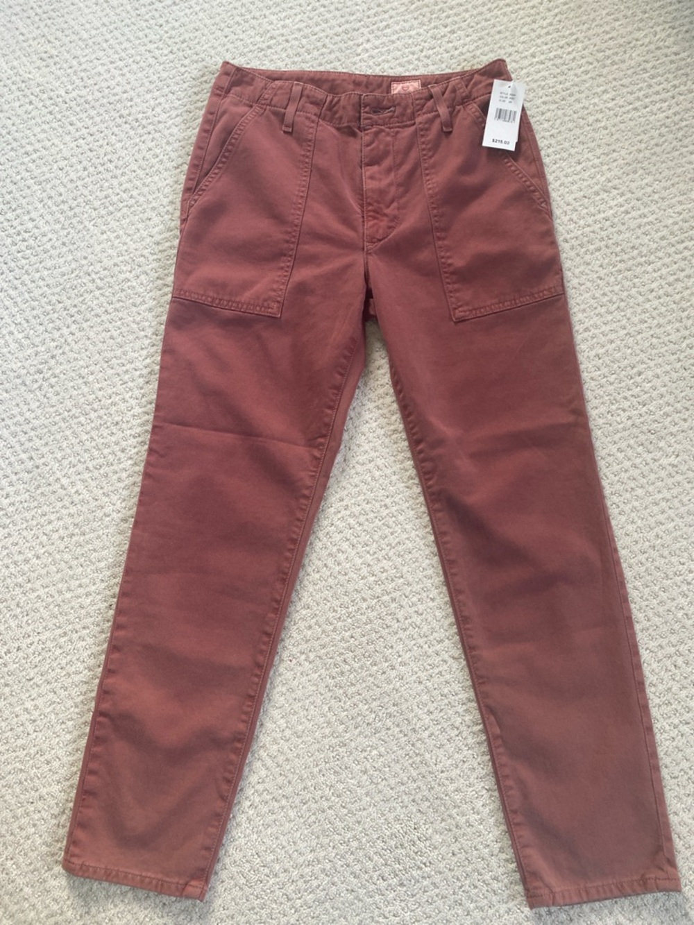 NWT AG Red Casual Chino Pants - women’s size 26